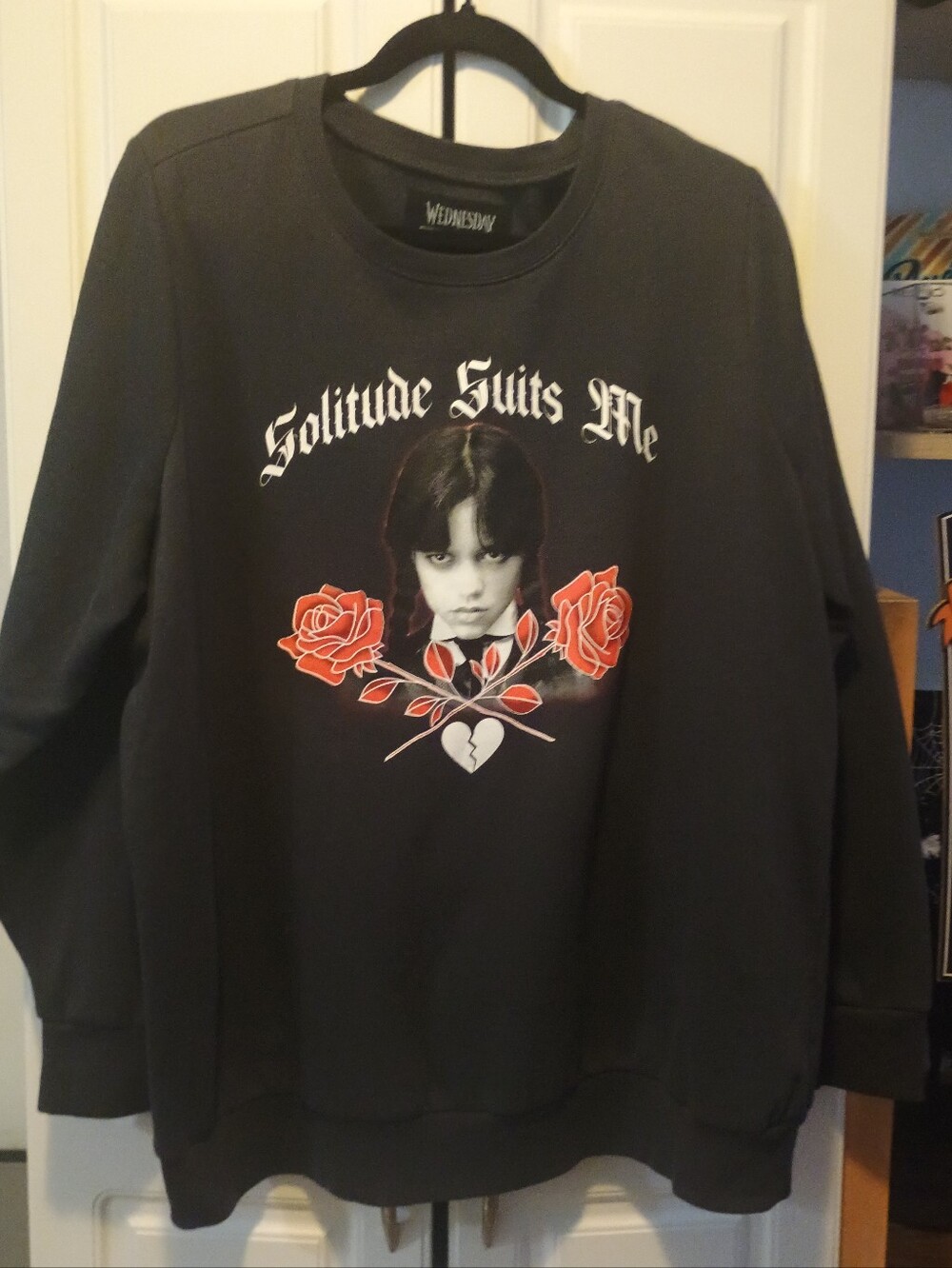 Torrid Size 2x Black Sweater Wednesday Adams